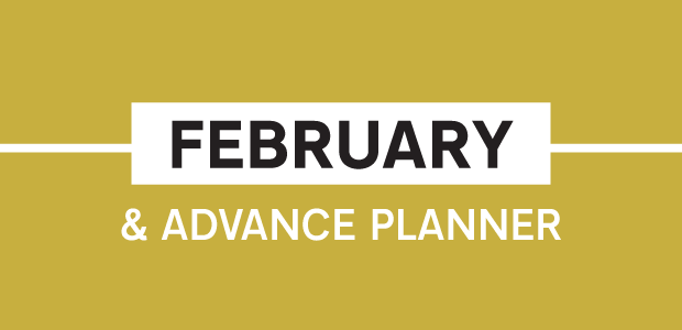 February & Advance Planner 