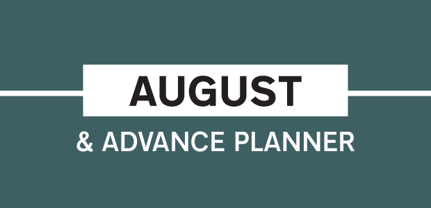August & Advance Planner 