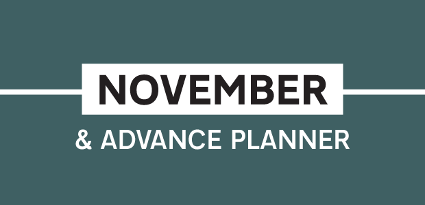 November & Advance Planner 