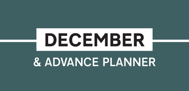 December & Advance Planner 