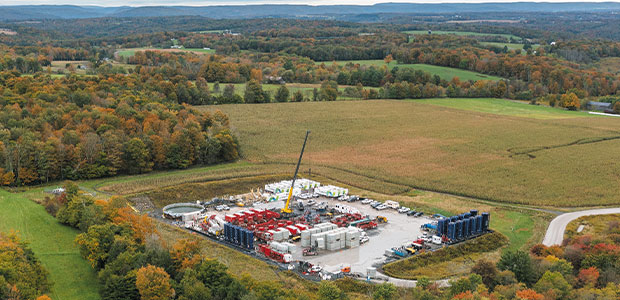 Marcellus/Utica completion site